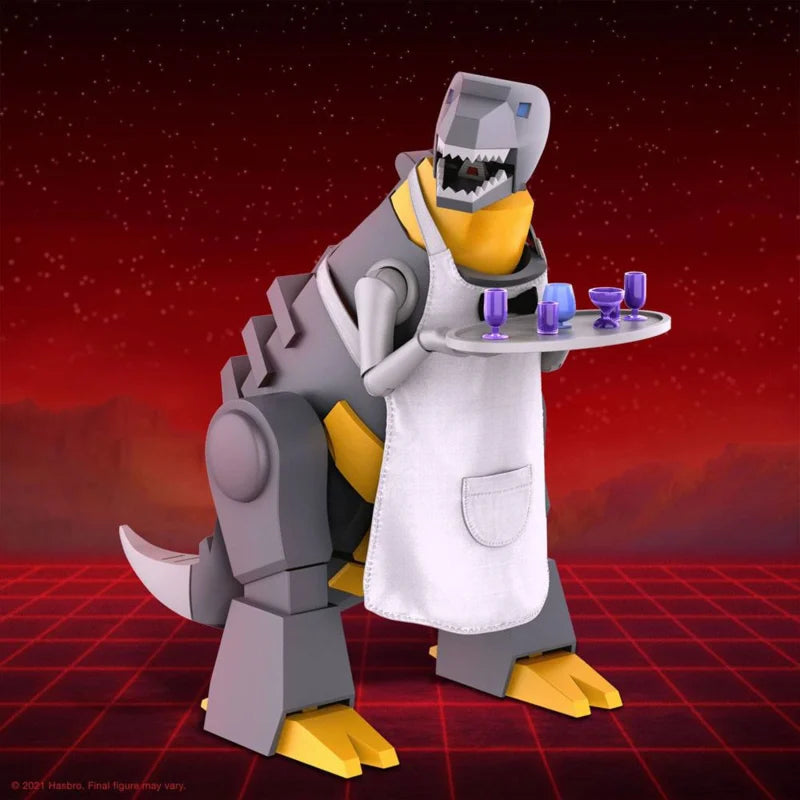 Figura de acción Super7 Transformers Ultimates Grimlock (Modo Dino)