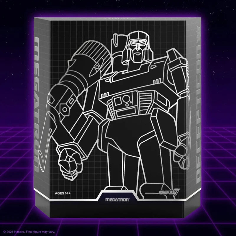 Super7 Transformers Ultimates Action Figure Megatron (G1 Cartoon)