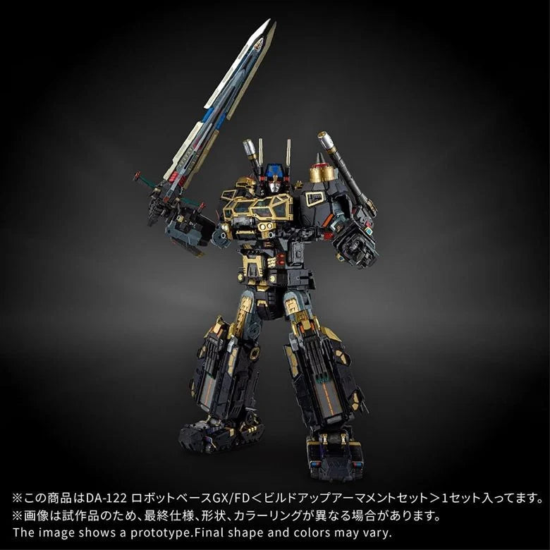Takara T-spark Diaclone DA-122 Robot Base GX/FD < Ensemble d'armement >