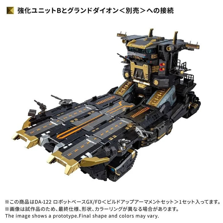 Takara T-spark Diaclone DA-122 Robot Base GX/FD < Ensemble d'armement >