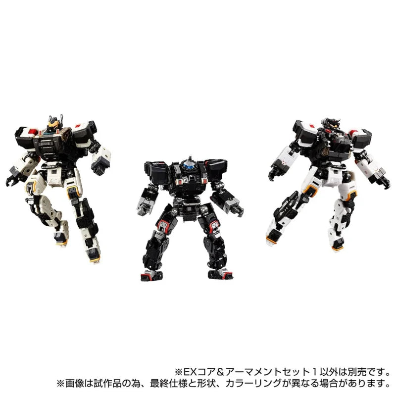 Takara Tomy Diaclone TM-21 Tactical Mover Ex Core & Armanent Set 1