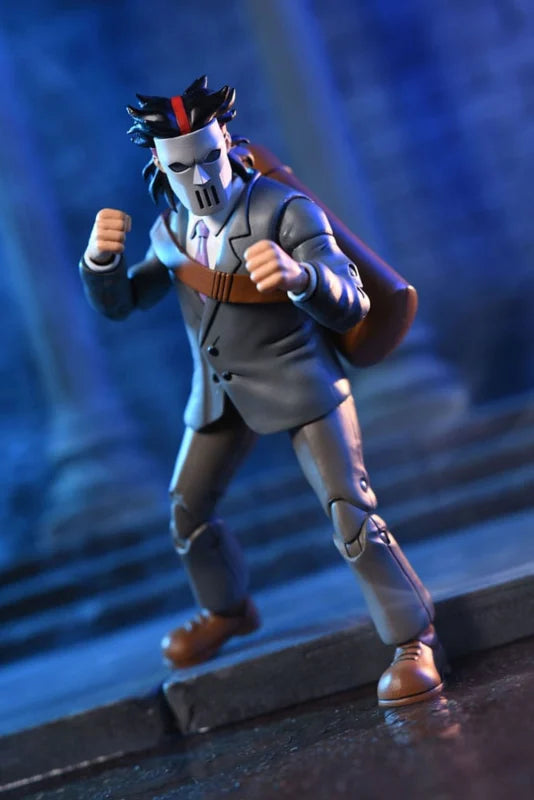 Teenage Mutant Ninja Turtles (Serie animada) Paquete de 2: Casey Jones con traje de negocios y soldado del Clan del Pie dividido