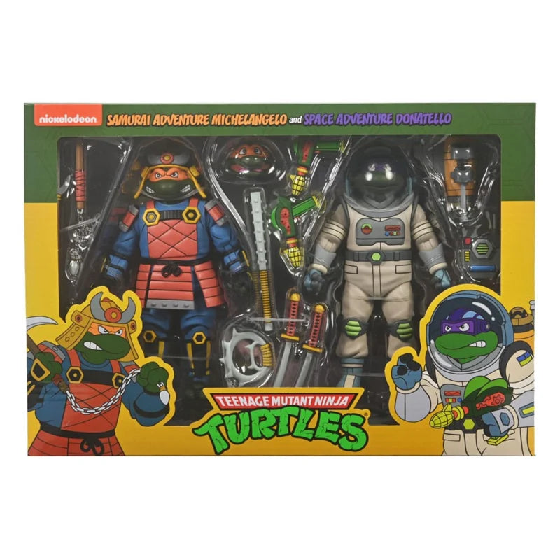 Tortugas Ninja (Serie animada) Paquete de 2 Aventuras espaciales y Tortugas samurái