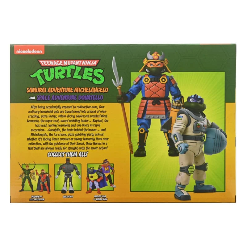 Tortugas Ninja (Serie animada) Paquete de 2 Aventuras espaciales y Tortugas samurái