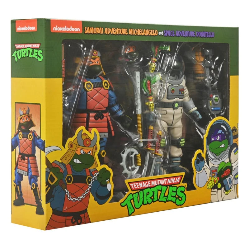 Tortugas Ninja (Serie animada) Paquete de 2 Aventuras espaciales y Tortugas samurái