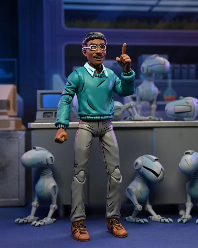 Figura de acción de Baxter Stockman de las Tortugas Ninja (cómics de Mirage)