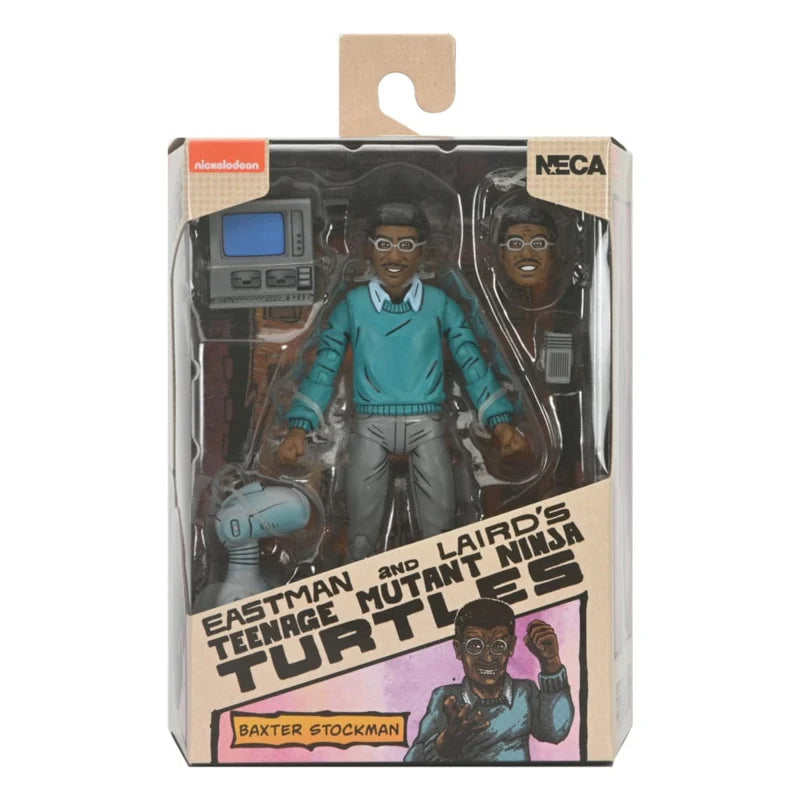 Figura de acción de Baxter Stockman de las Tortugas Ninja (cómics de Mirage)