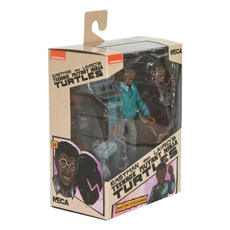 Figura de acción de Baxter Stockman de las Tortugas Ninja (cómics de Mirage)