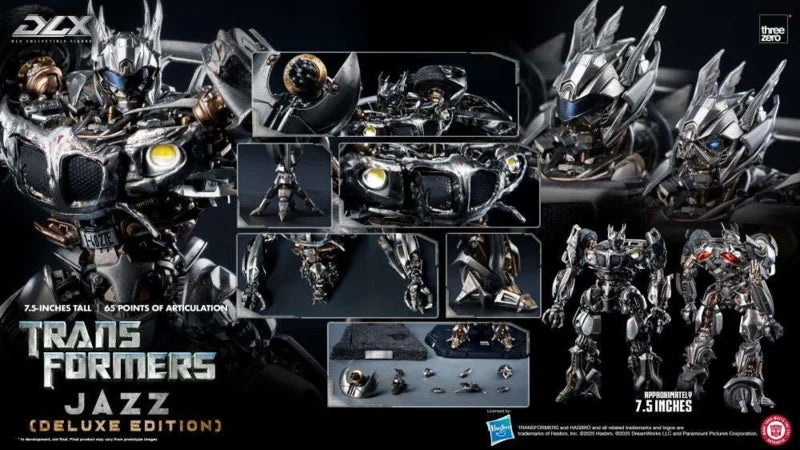 ThreeZero Transformers DLX Jazz Édition Deluxe
