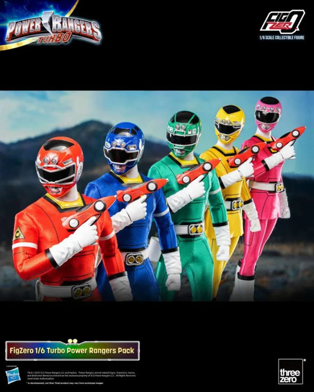 Threezero Power Rangers Turbo 1/6 Figure 5-Pack