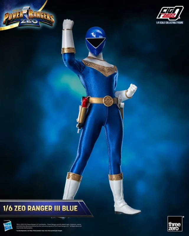Figurine Threezero Power Rangers Zeo 1/6 Blue Ranger - Précommande
