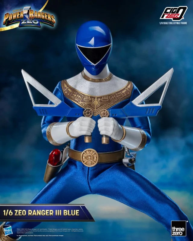 Figurine Threezero Power Rangers Zeo 1/6 Blue Ranger - Précommande