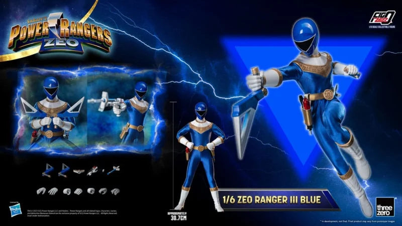 Figurine Threezero Power Rangers Zeo 1/6 Blue Ranger - Précommande