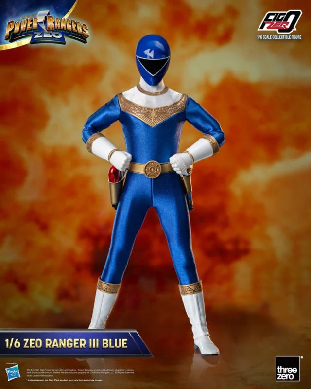 Figurine Threezero Power Rangers Zeo 1/6 Blue Ranger - Précommande