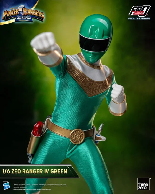 Threezero Power Rangers Zeo 1/6 Figure Green Ranger - Pre order