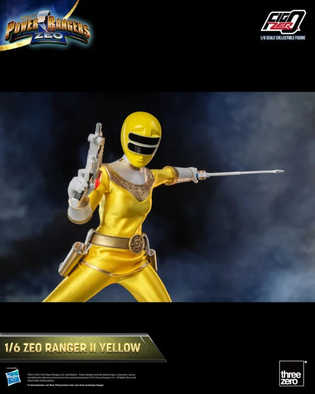 Threezero Power Rangers Zeo 1/6 Figure Yellow Ranger - Pre order