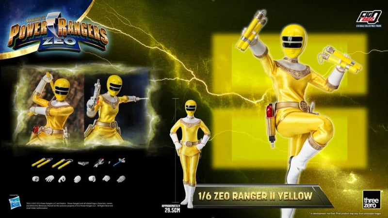 Threezero Power Rangers Zeo 1/6 Figure Yellow Ranger - Pre order