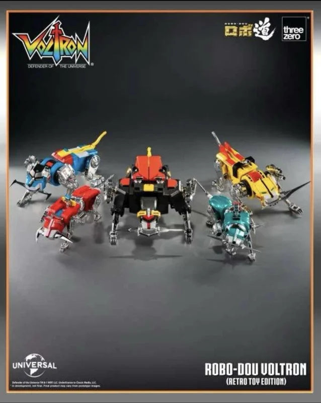 Threezero Robo-Dou Voltron Retro Toy Edition