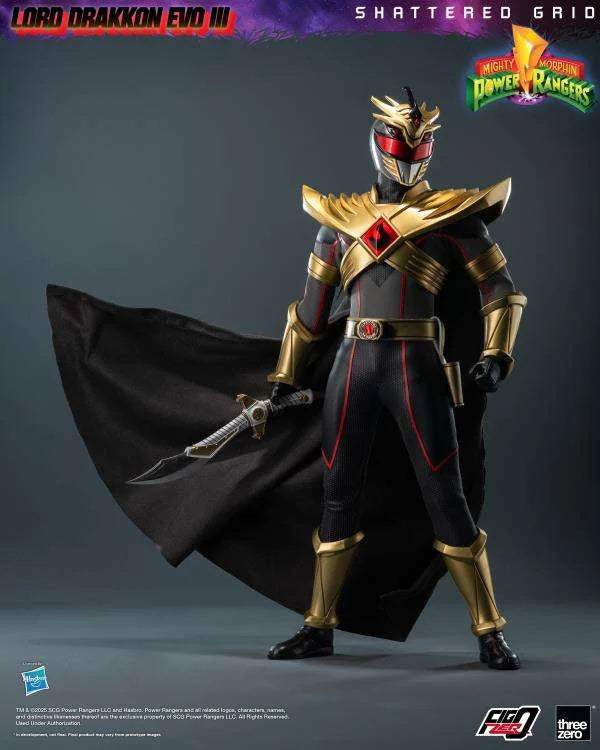 Threezero Shattered Grid Lord Drakkon Évo III