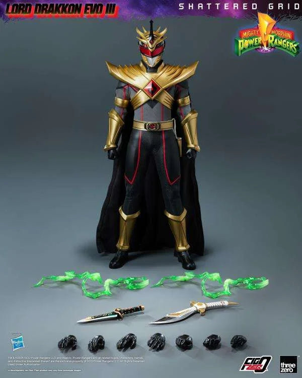 Threezero Shattered Grid Lord Drakkon Évo III