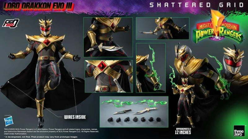 Threezero Shattered Grid Lord Drakkon Évo III