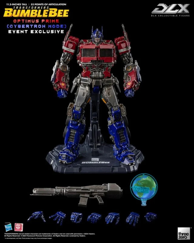 Threezero Transformers Bumblebee DLX Optimus Prime Cybertron Mode [Event Exclusive]
