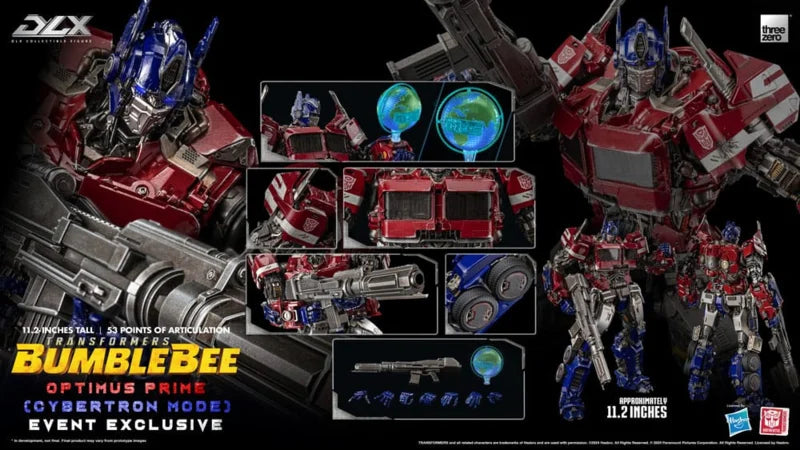 Threezero Transformers Bumblebee DLX Optimus Prime Cybertron Mode [Event Exclusive]