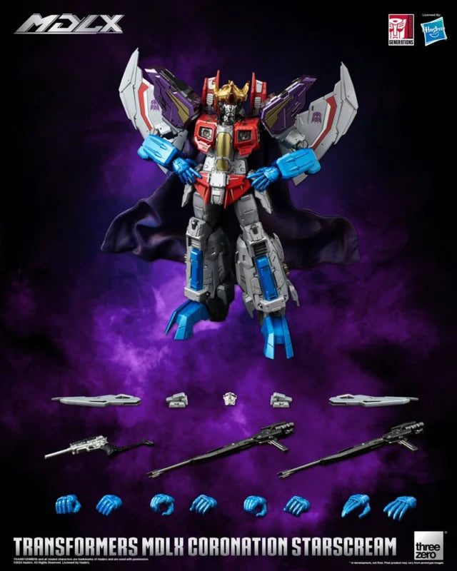 Threezero Transformers MDLX Starscream couronnement
