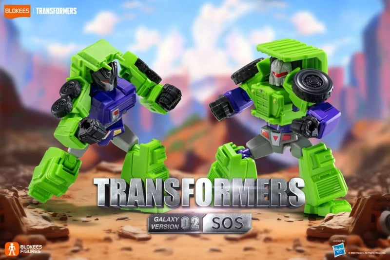 Transformers Blokees Plastic Model Kit Galaxy Version 02 SOS