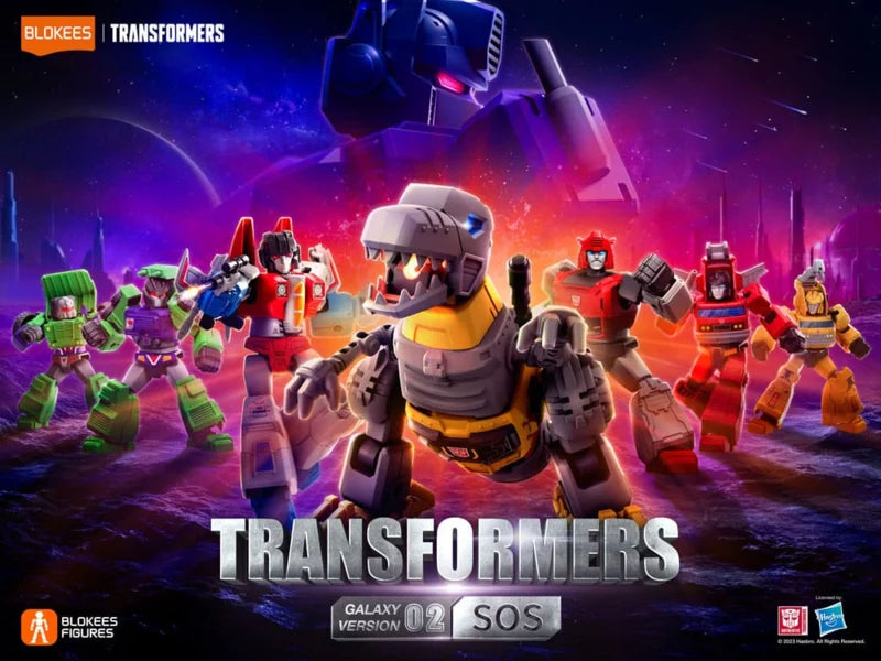 Transformers Blokees Plastic Model Kit Galaxy Version 02 SOS
