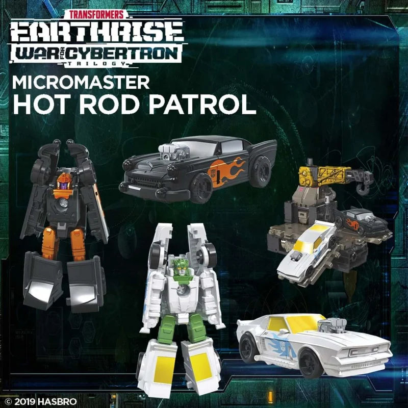 Transformers Earthrise Micromasters Patrouille Hot Rod