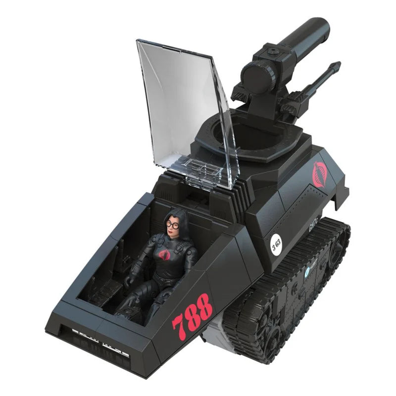 Char H.I.S.S. Megatron Transformers x G.I. Joe Mash-Up avec la Baronne Cobra