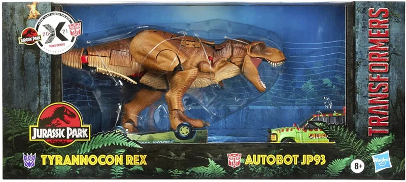 Transformers x Jurassic Park Tyrannocon Rex et Autobot JP93