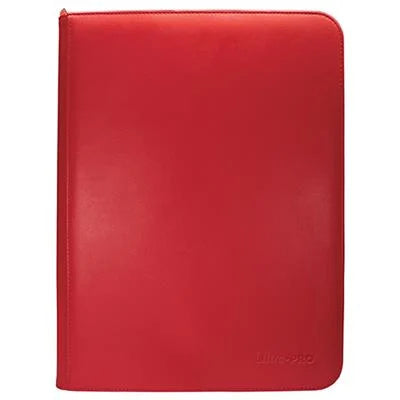 Ultra Pro - Vivid 9-Pocket Zippered Pro-Binder: Red