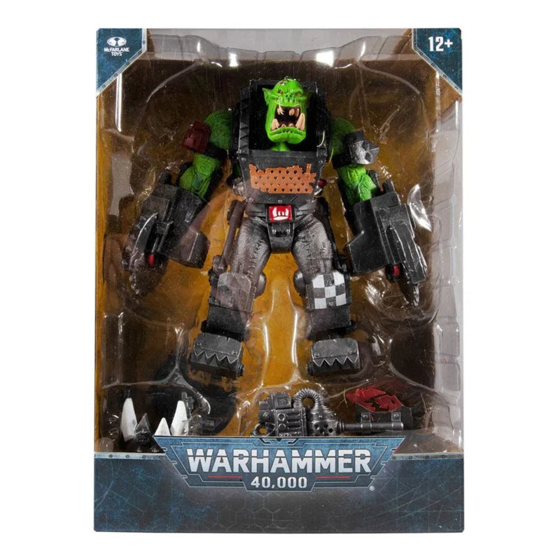 Figurine Warhammer 40k Ork Meganob avec tronçonneuse