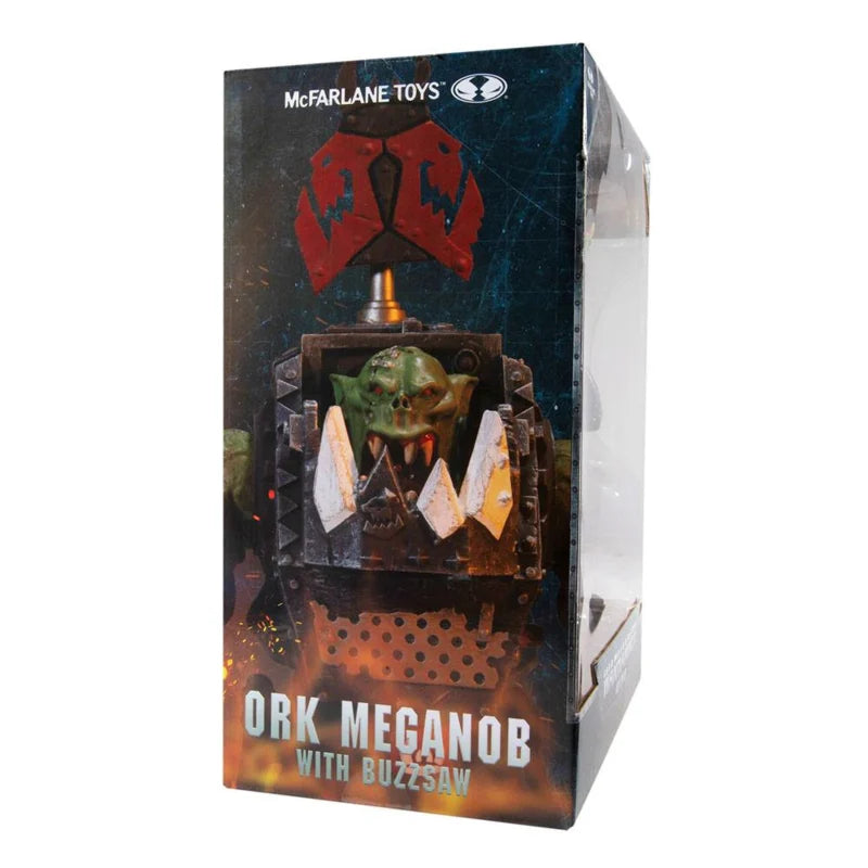 Figurine Warhammer 40k Ork Meganob avec tronçonneuse