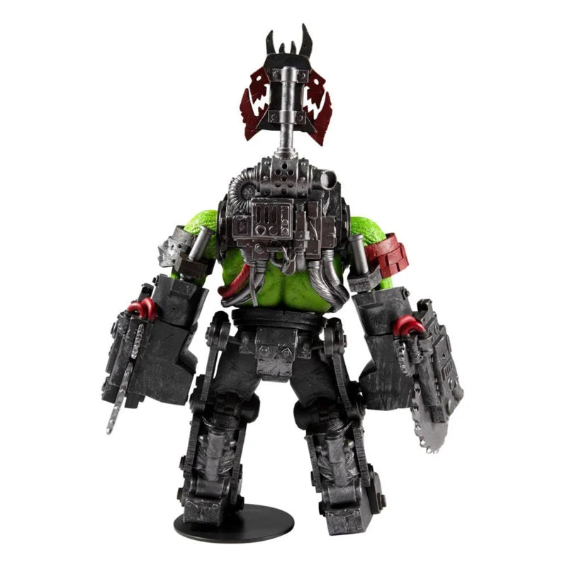 Figurine Warhammer 40k Ork Meganob avec tronçonneuse