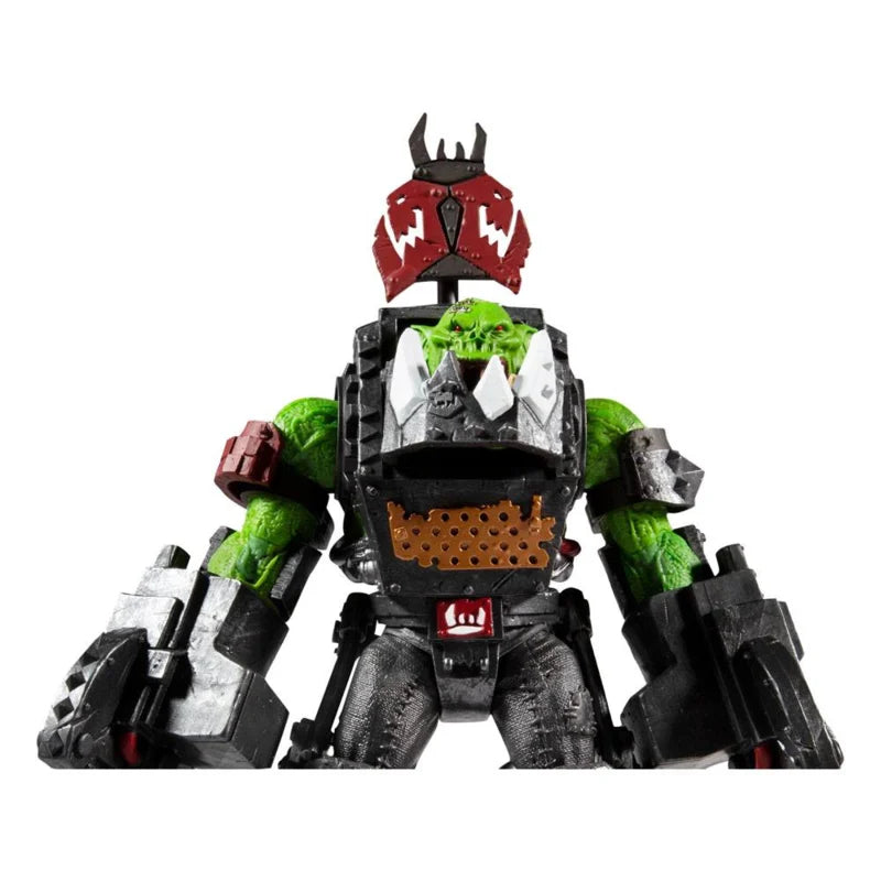 Figurine Warhammer 40k Ork Meganob avec tronçonneuse