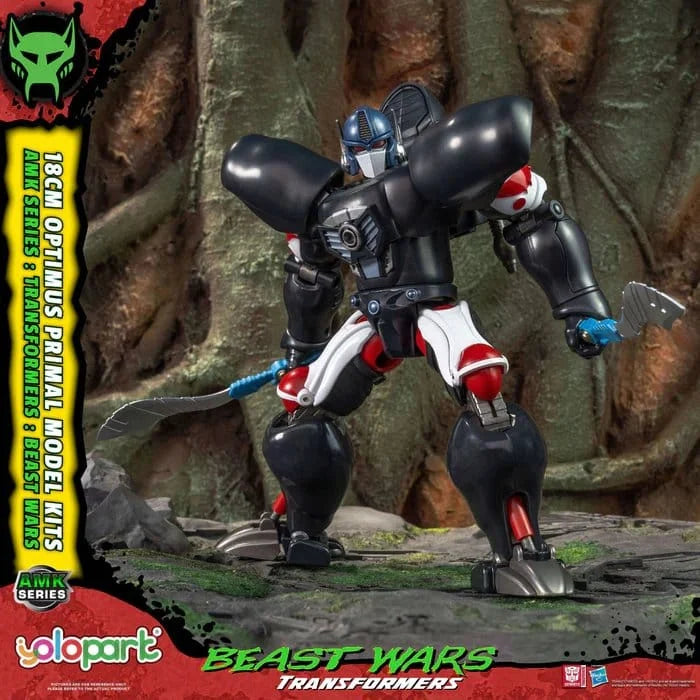Kit de modèle Yolopark Transformers Beast Wars AMK Optimus Primal